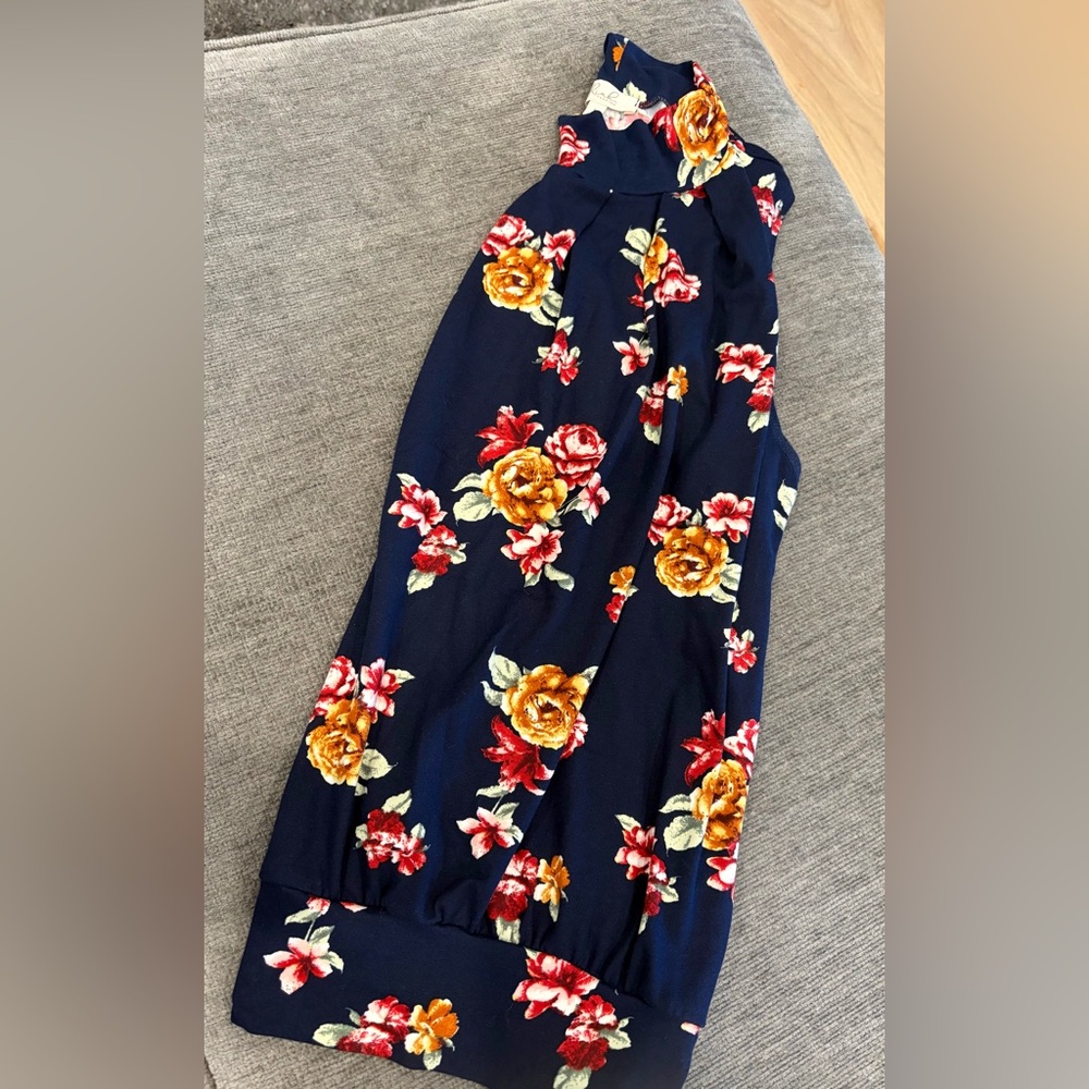 Floral Halter Dress